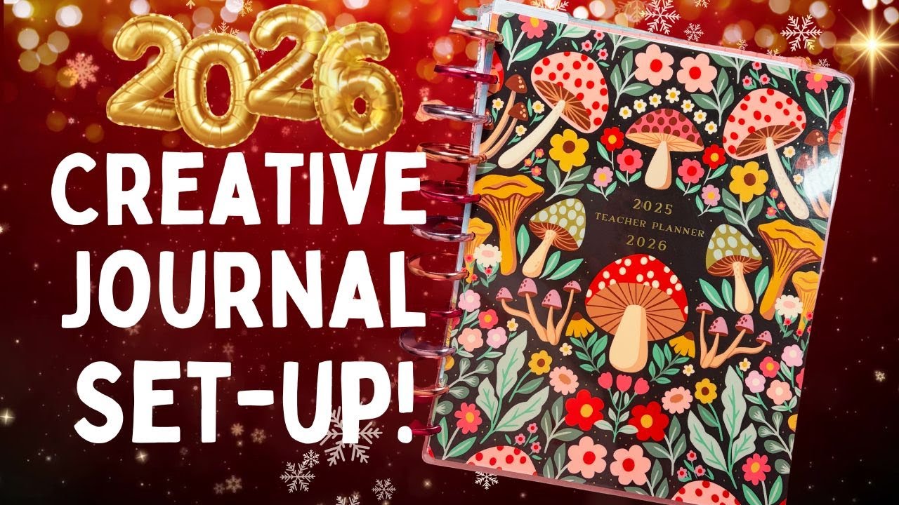 🎁 2026 Creative Journal Set-Up & Flip Through of December | PLANNER BABE CHRISTMAS | DAY 19
