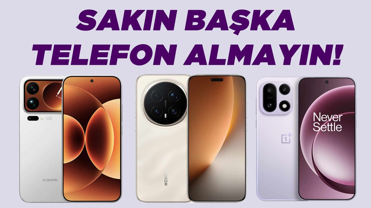 KESİNLİKLE ALINACAK EN İYİ 3 TELEFON ( Fiyat Performans Telefonlar Xiaomi, Honor, OnePlus )