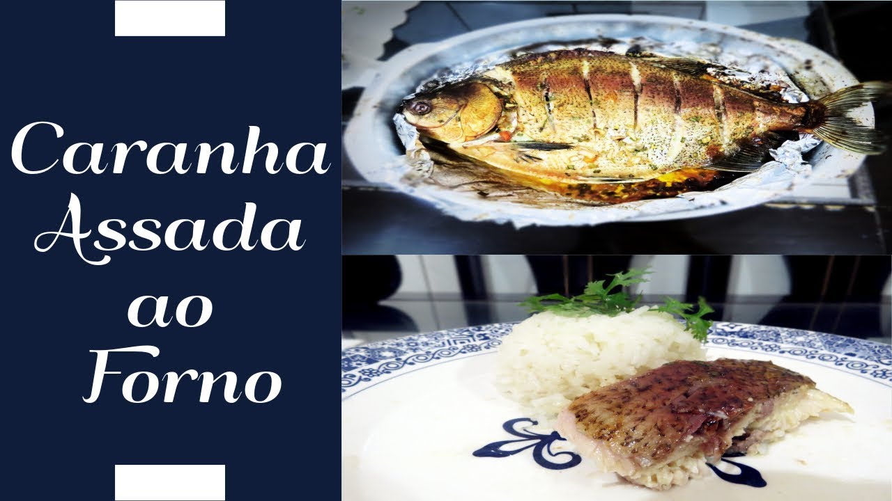 Caranha assada ao forno