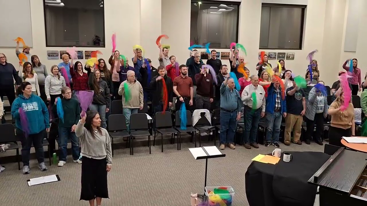 Sounds Choir--Topsy Turvy rehearsal 