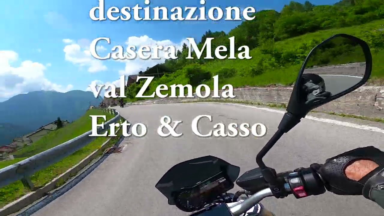 Erto, casera mela in moto 27 maggio 2022