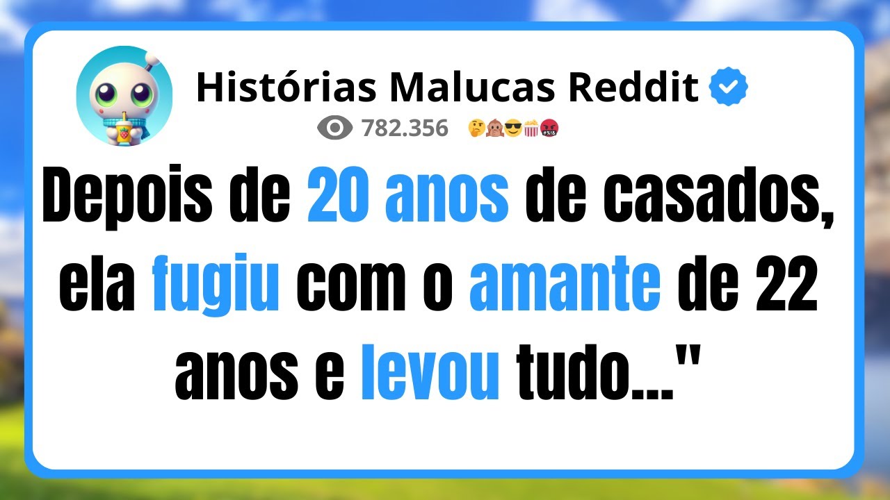 Depois de 20 anos de casados, ela fugiu com o amante de 22 anos e levou tudo...