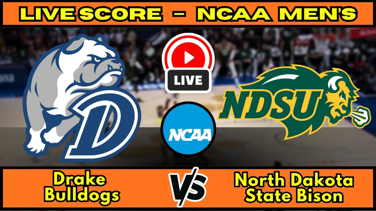 🔴 Drake Bulldogs vs North Dakota State Bison | NCAA Men&rsquo;s Basketball | Live Score Update December 13