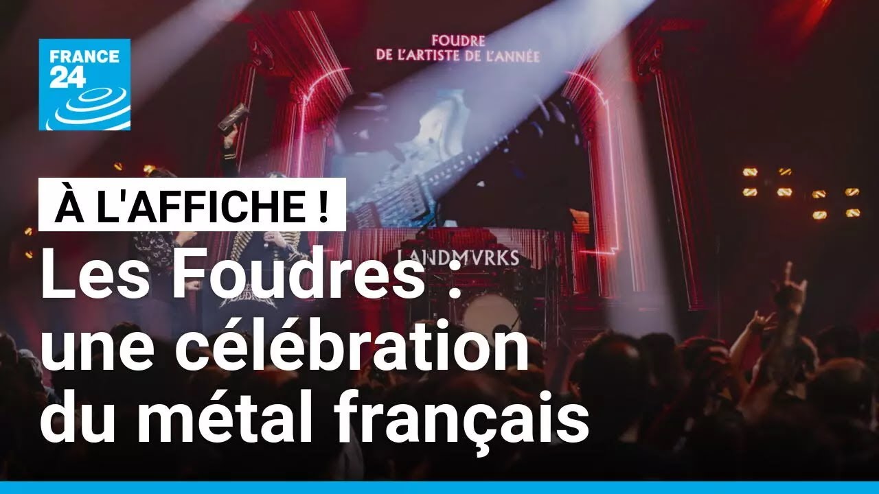 Les Foudres, la nouvelle c&eacute;r&eacute;monie qui c&eacute;l&egrave;bre la sc&egrave;ne m&eacute;tal fran&ccedil;aise &bull; FRANCE 24