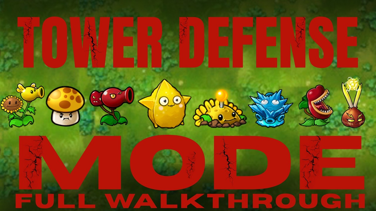 Tower Defense Mode - Full Day Walkthrough | PvZ Fusion