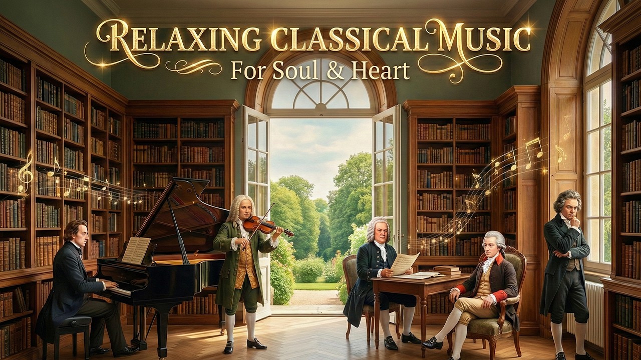 Classical Music Relaxes the Soul and Heart - Beethoven, Mozart, Chopin, Bach, Vivaldi