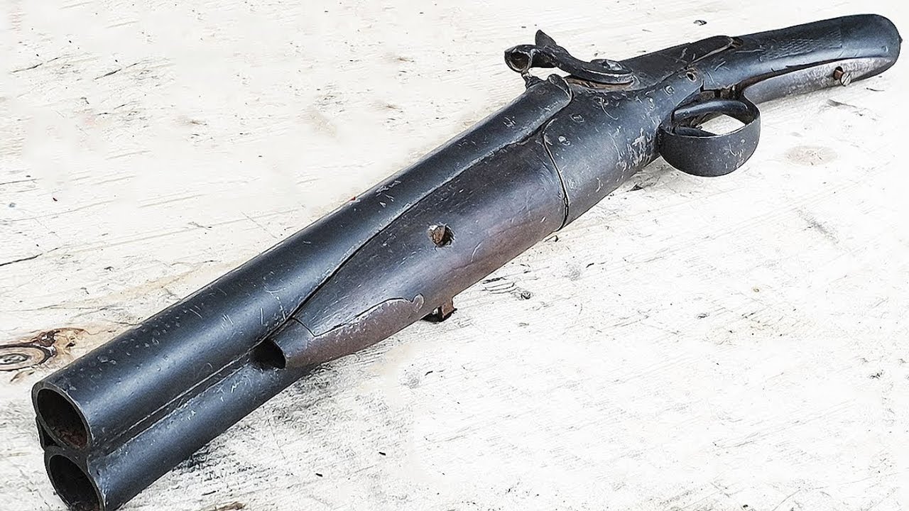 Wrecked SAWED-OFF Shotgun Restoration - Red Dead Redemption Style