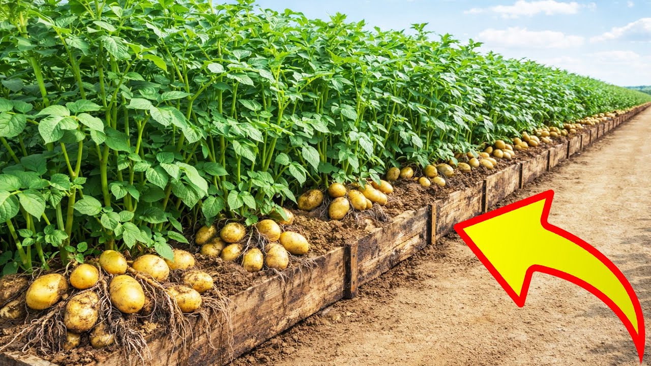 How I Grow Potatoes on a Rooftop and Harvest So Many Tubers
