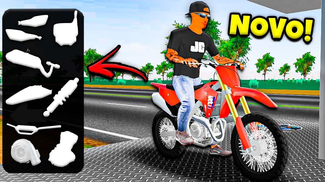 NOVOS ACESSORIOS PARA MOTO DE TRILHA NO MOTO WHEELIE 3D!