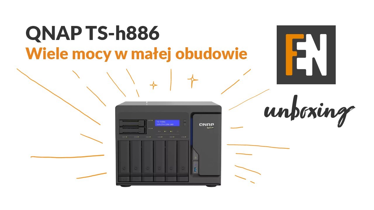 #QNAP TS-h886 |  Wiele mocy w małej obudowie