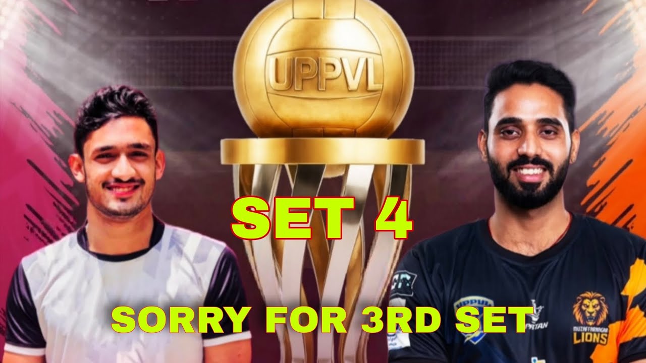 Sorry For Set 3 / Set 4 _ Mathura Yodhas VS Muzaffarnagar Lions _ Uppvl #saeedalam #azmivolley 