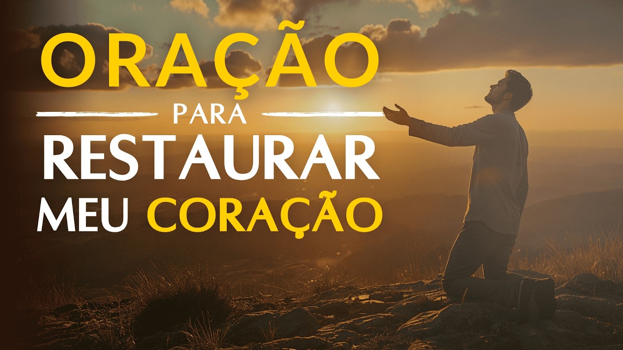 COMECE O DIA COM ESTA PODEROSA ORAÇÃO, e Sinta DEUS RESTAURANDO SUA VIDA | Oração da Manhã.