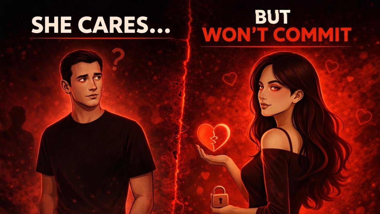 She Cares But Won’t Commit — The Dark Psychology Behind Her Mixed Signals