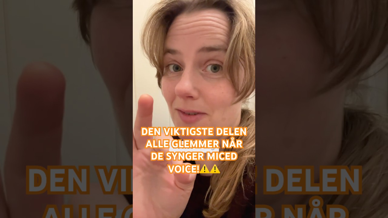 Mixed- plassering av luftstr&oslash;mmen. 🎶Du skal sikte luftstr&oslash;mmen mot nesen #sangpedagog #vocalcoach