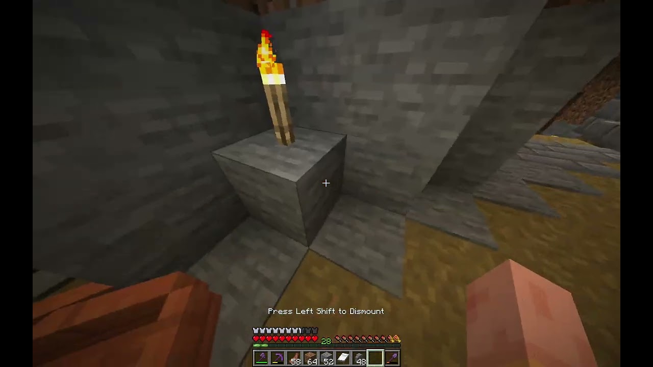 Underground Villager - building a pleasant village underground - no commentary | day 4