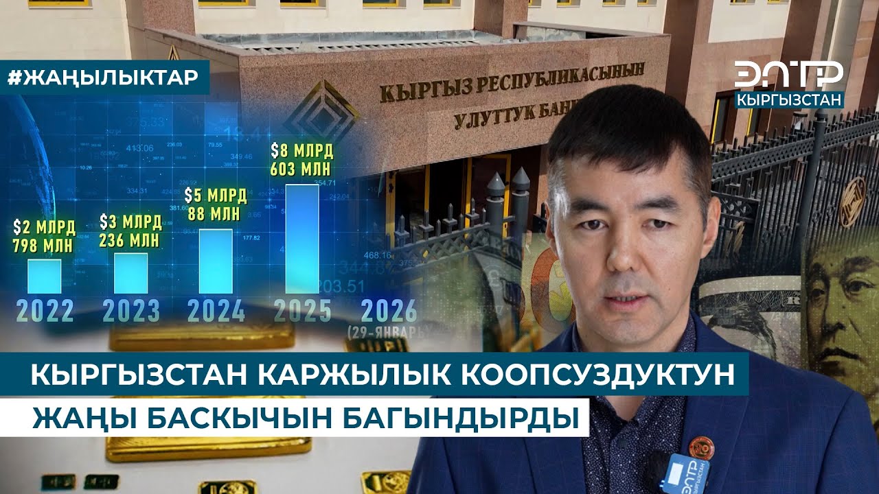 КЫРГЫЗСТАН КАРЖЫЛЫК КООПСУЗДУКТУН ЖАҢЫ БАСКЫЧЫН БАГЫНДЫРДЫ