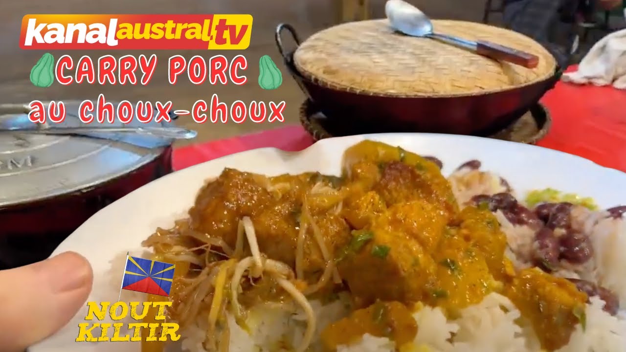 CUISINE - Carry porc aux choux choux by KANAL AUSTRAL.TV