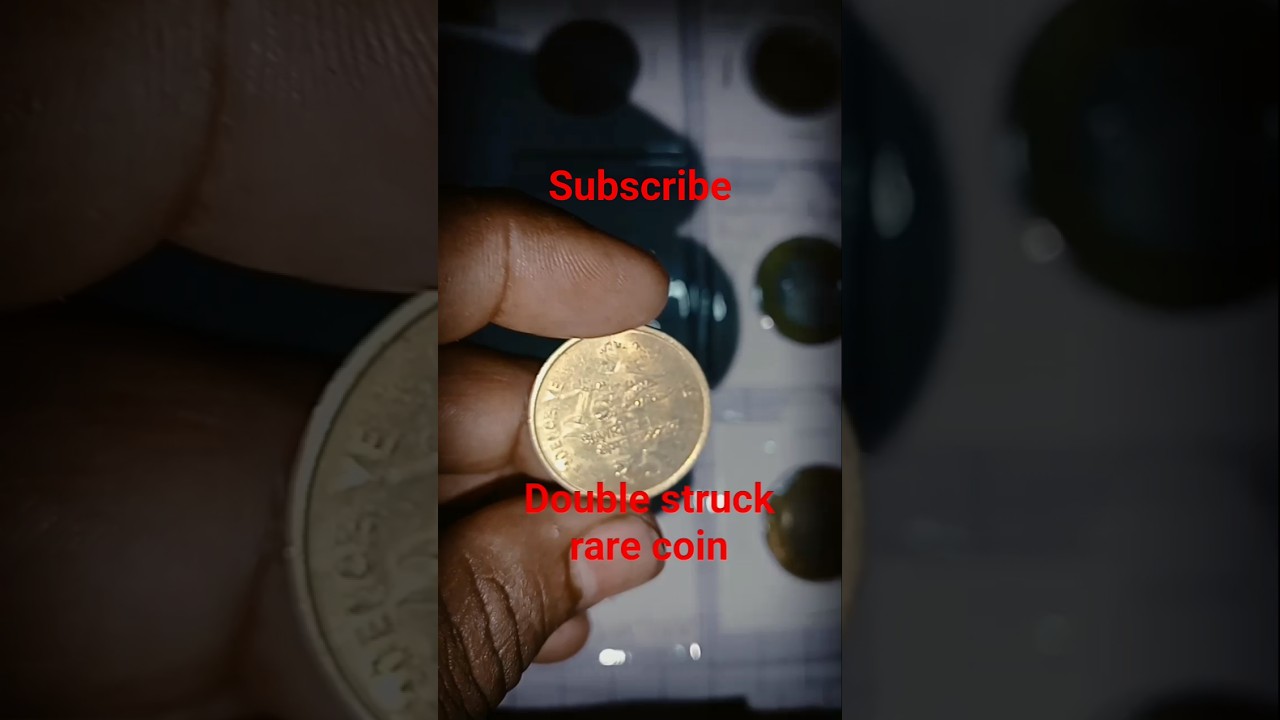 rs 5 double struck coin