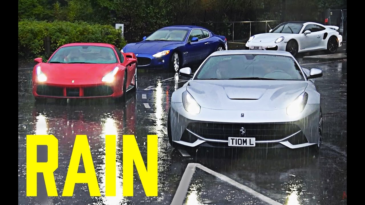 Supercars Risking A Drive In The RAIN!