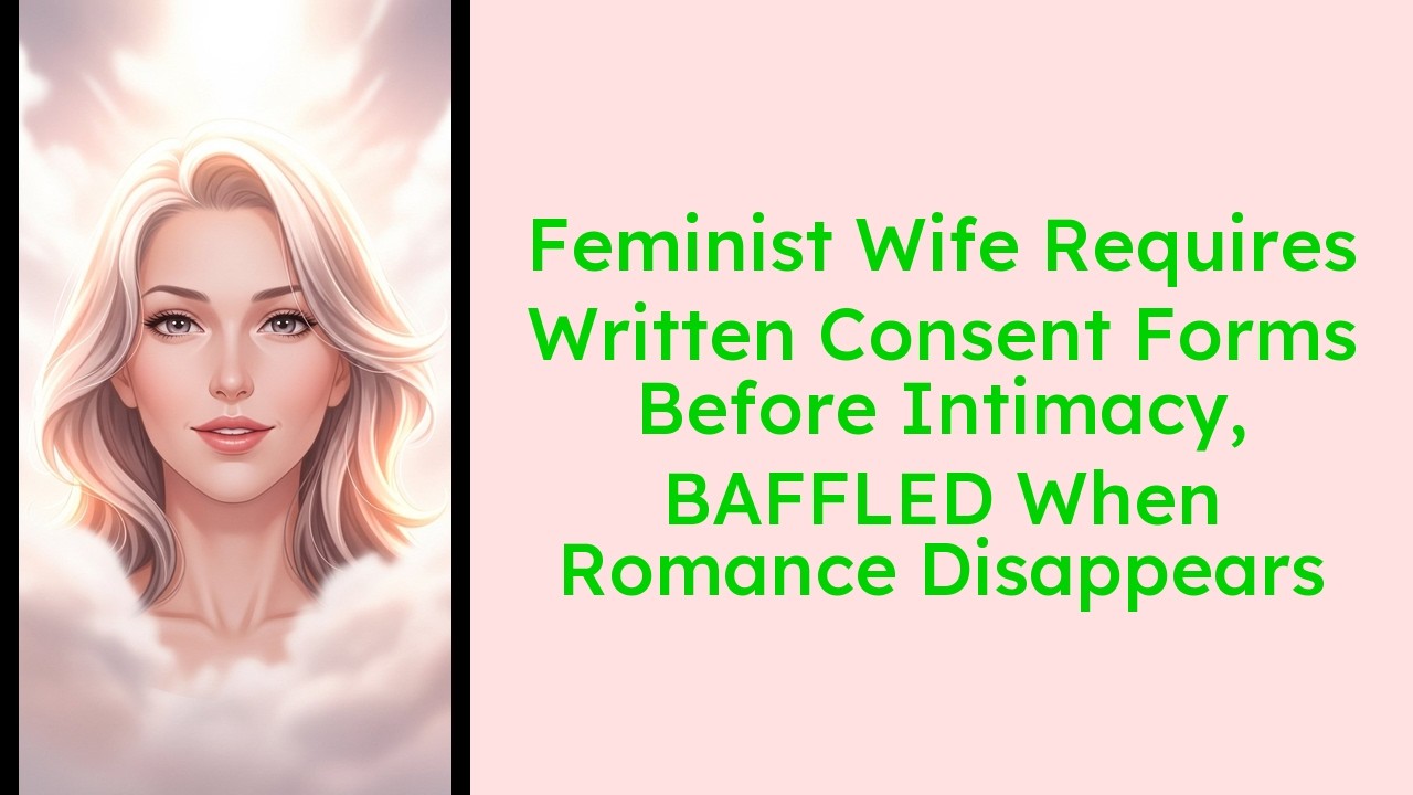 Feminist Wife Requires Written Consent Forms Before Intimacy, BAFFLED When Romance Disappears