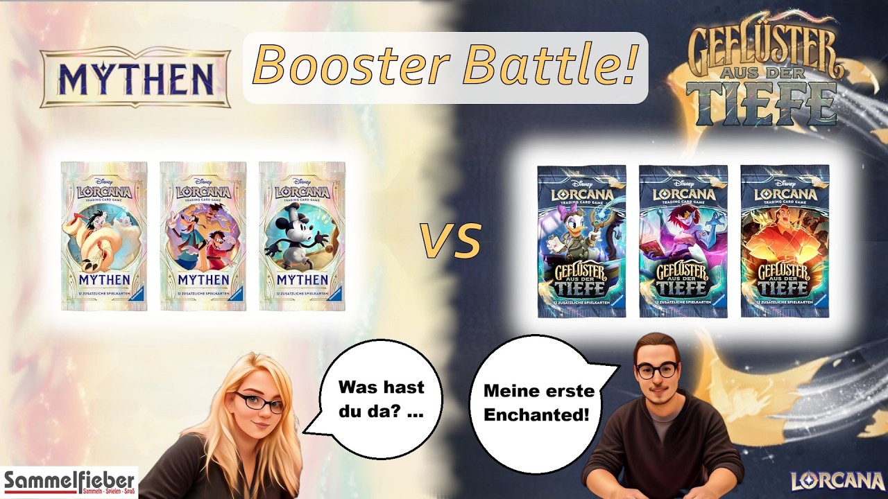 Ist die Pechsträhne zu Ende? 🍀🌟 | Set 9 Mythen vs Set 10 Booster-Battle | Disney Lorcana [Deutsch]