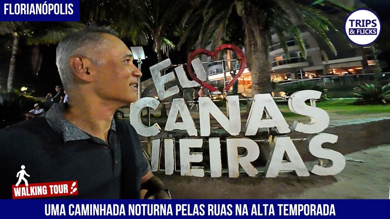 🌃✨ A Magia da Noite em Canasvieiras: Um Passeio Relaxante em Floripa na Alta Temporada de Verão