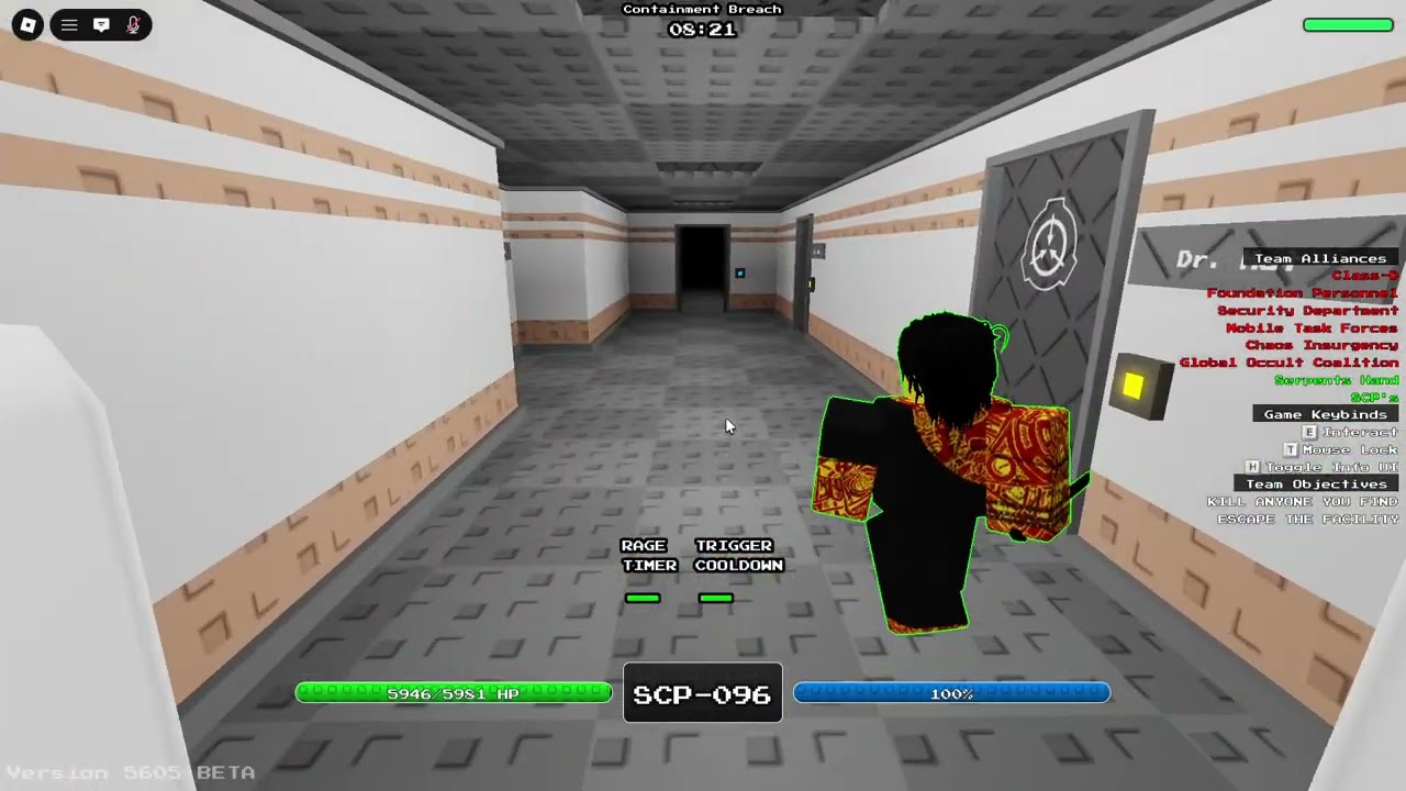 Scp-096 gameplay
