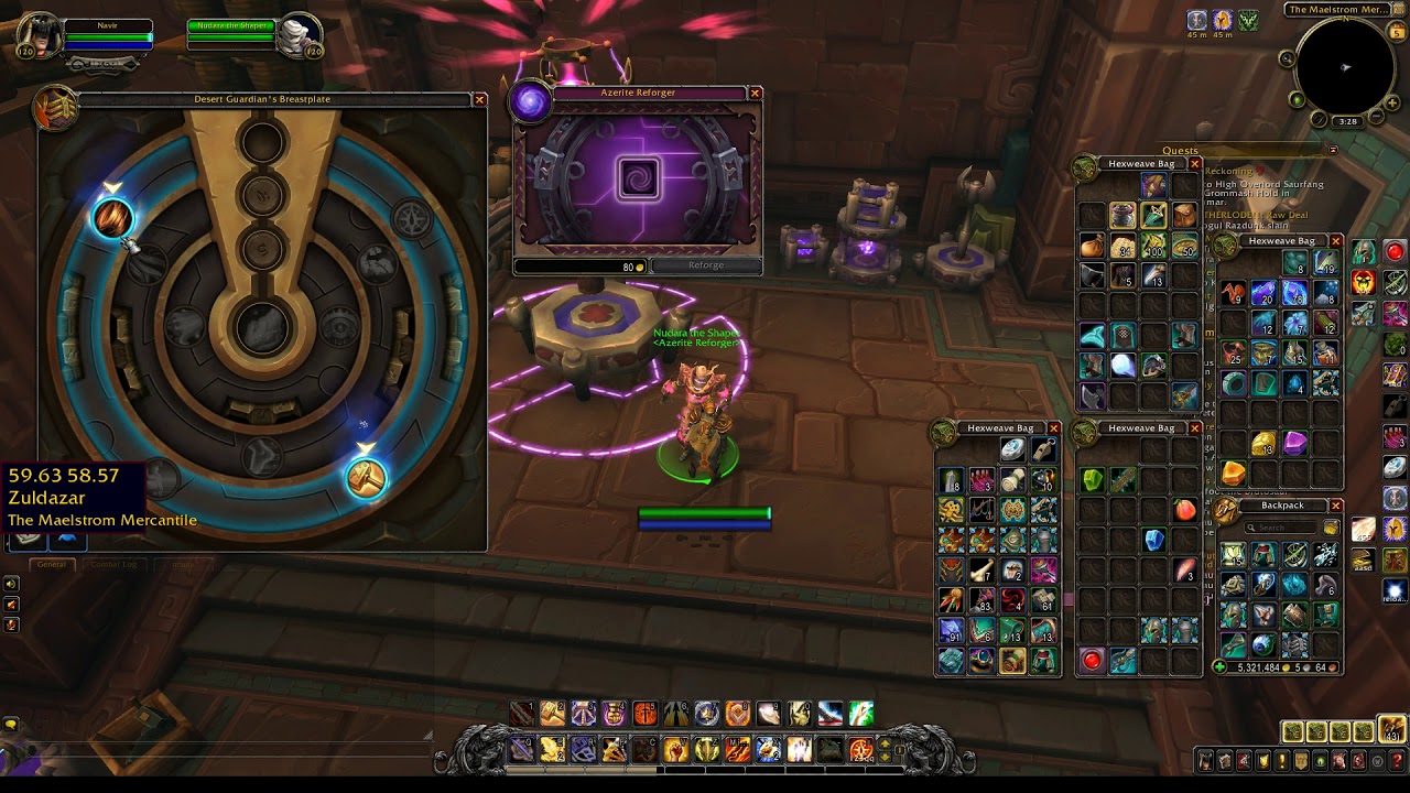 Where is Azerite Reforger Located WoW BfA