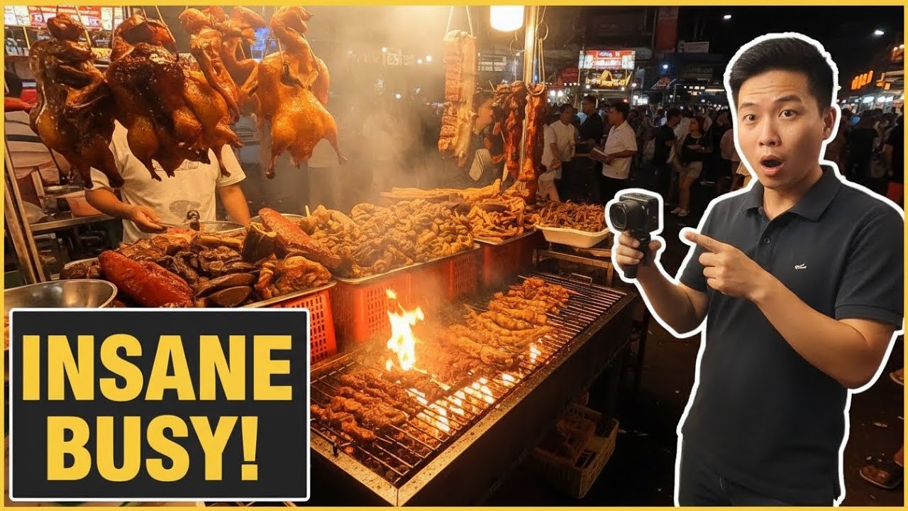 I Tried the BUSIEST Street Food in Cambodia