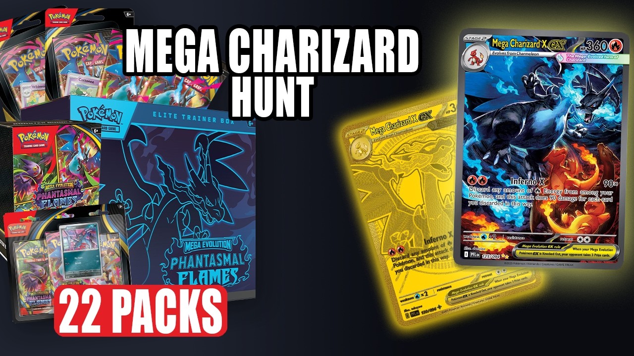22 набора «Призрачного пламени» для Mega Charizard X ex SIR… Наконец-то мы попали в точку?