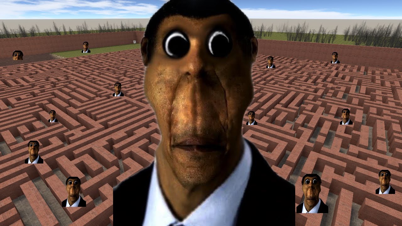 NEXTBOTS Crazy Maze Chase (GMOD)