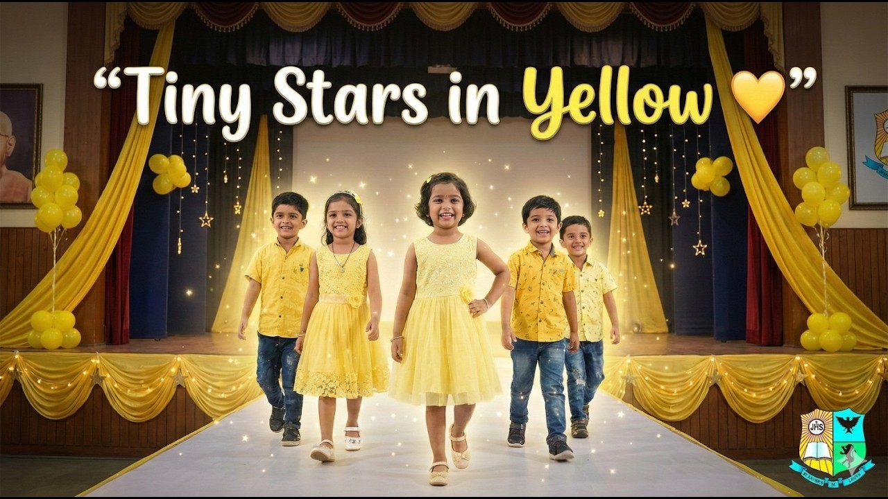 Tiny Stars in Yellow 💛 | Joyful Yellow Day Celebration | St Xavier’s