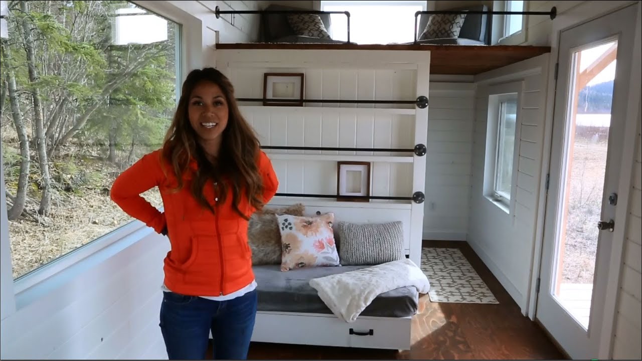 How to Build a Loft Bed Triple Bunk Bedroom: Ana White Tiny House Build [Episode 11]