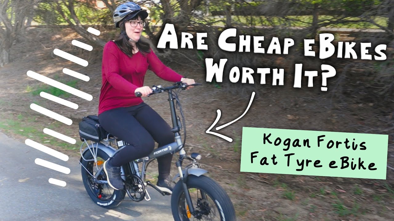 We Tried a Cheap eBike! | Kogan Fortis Fat Tyre eBike Review