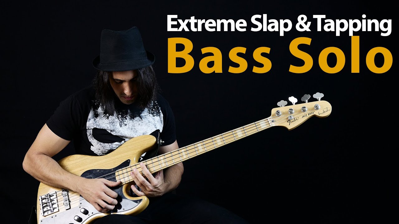 Extreme Slap Bass Solo by Miki Santamaria (The Bass Wizard)
