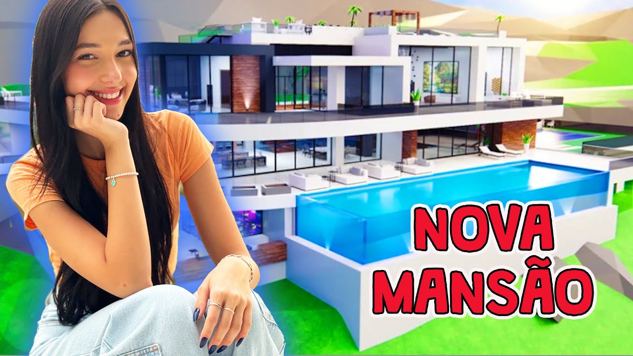 TENHO UMA NOVA MANSÃO GIGANTE (Mansion Tycoon) | Família Luluca