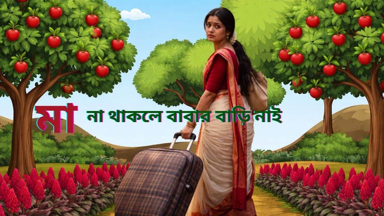 মা না থাকলে বাবার বাড়ি নাই Bengali Islamic Story | Bangla Village Cartoon | Golpo Konna