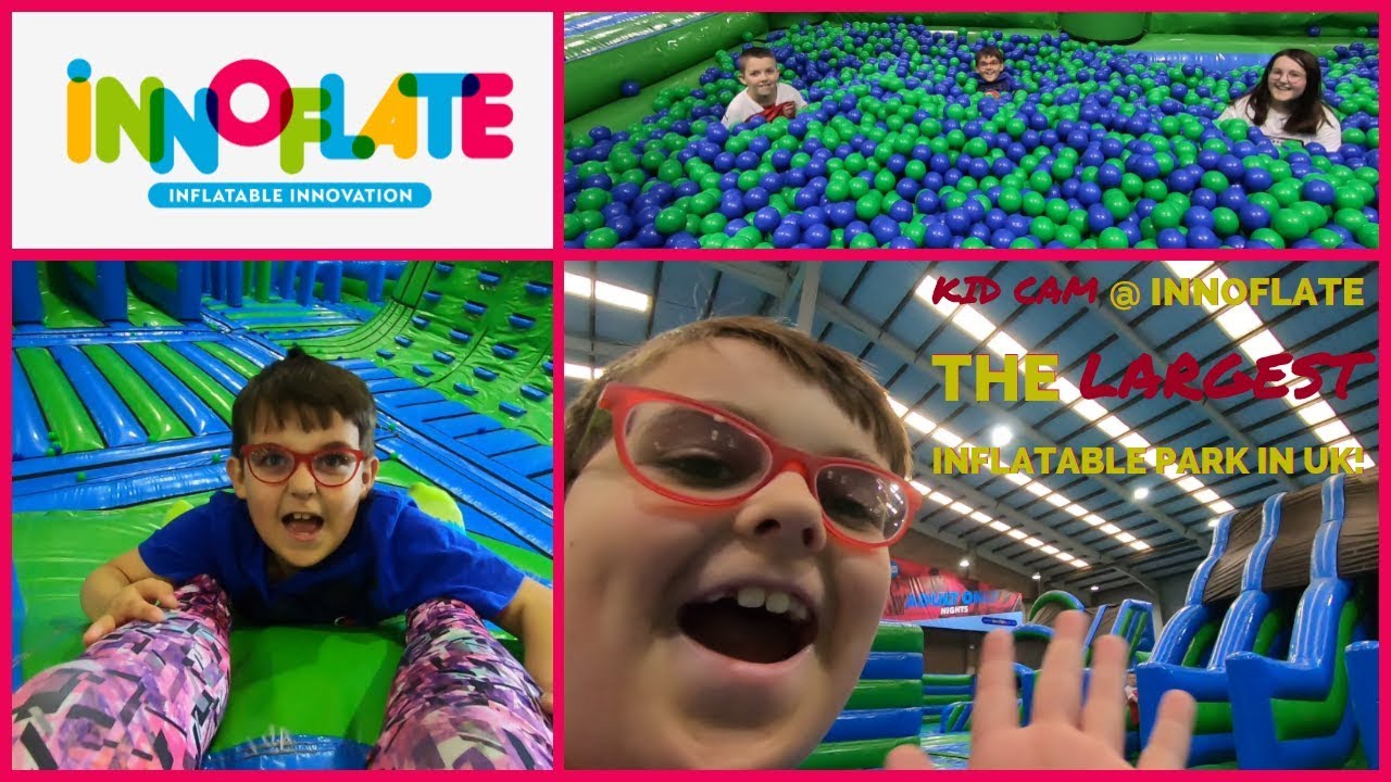 Kid Cam @ Innoflate - The Largest Inflatable Park in the UK!
