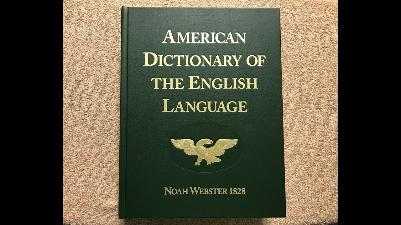 Unboxing the Webster 1828 Dictionary