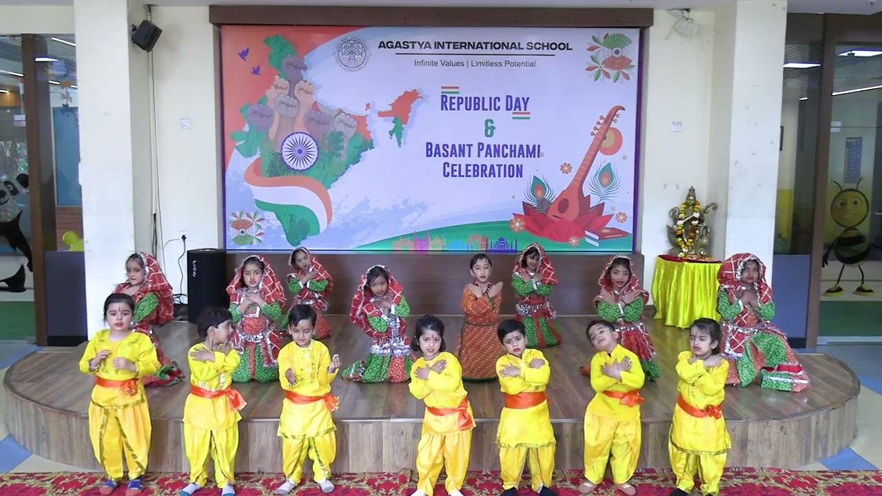Music Performance by Pre-Primary Kids | Republic Day & Basant Panchami