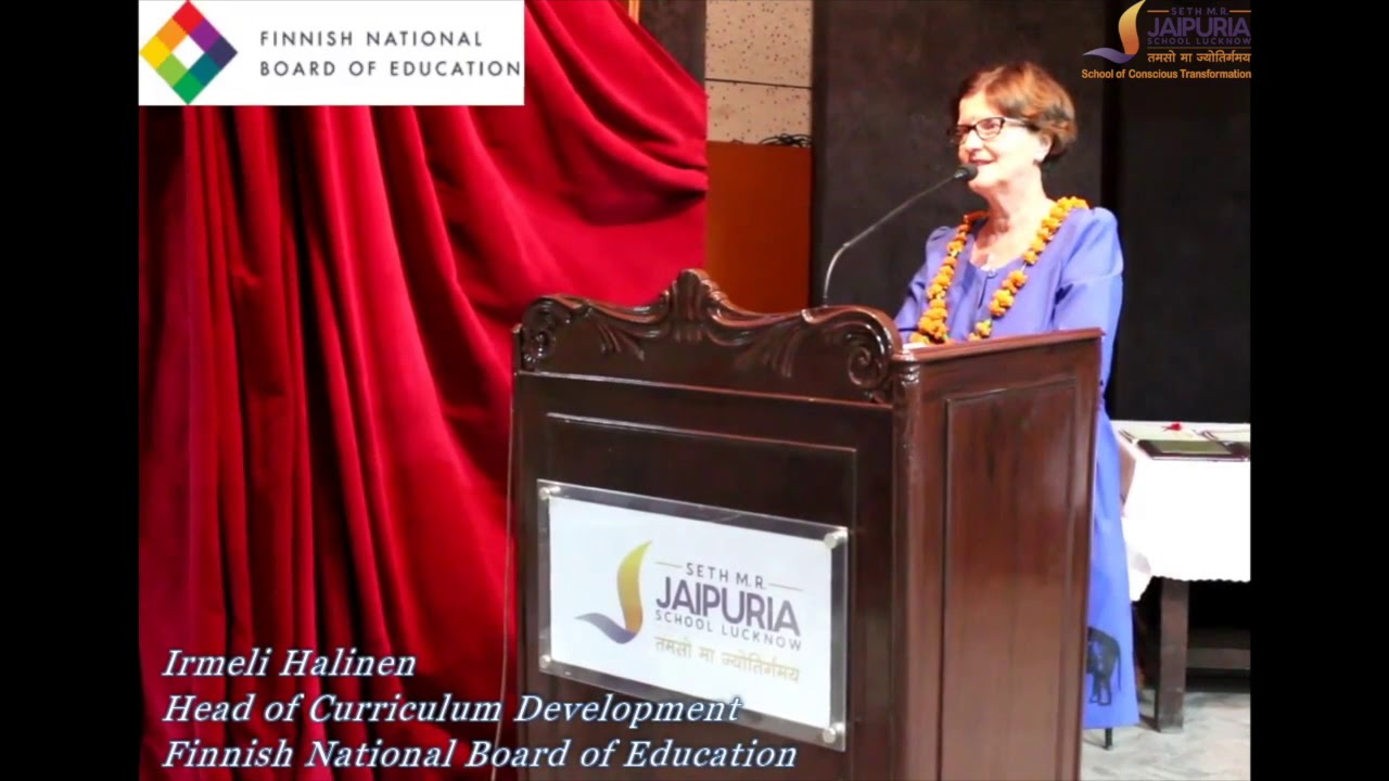 Ms.Irmeli Halinen, Head of the National Curriculum Development, Finnish National Agency of Education