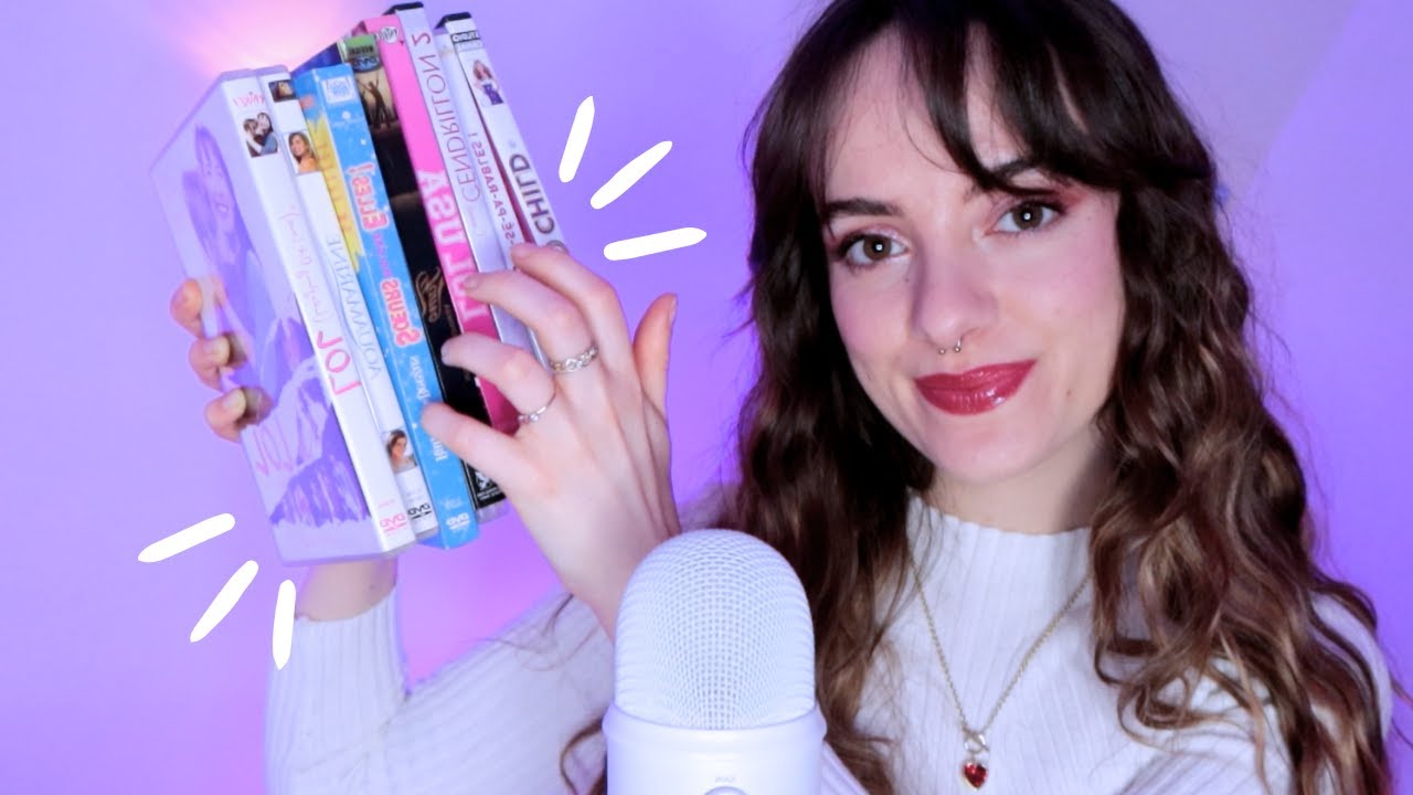 ASMR FR | Tapping sur ma collection de DVD 📹 (chuchotement très proche, tracing, souvenirs...) 💤