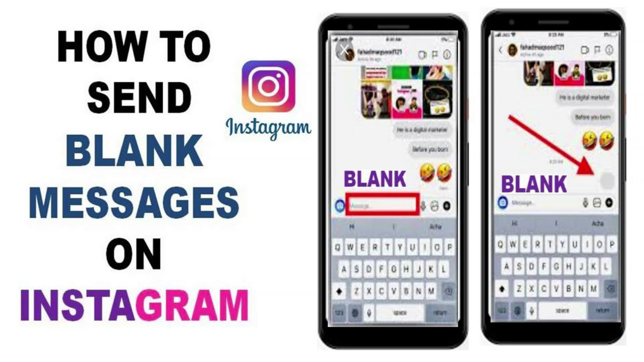 How to Send Blank Messages on Instagram  | Send Empty Messages |