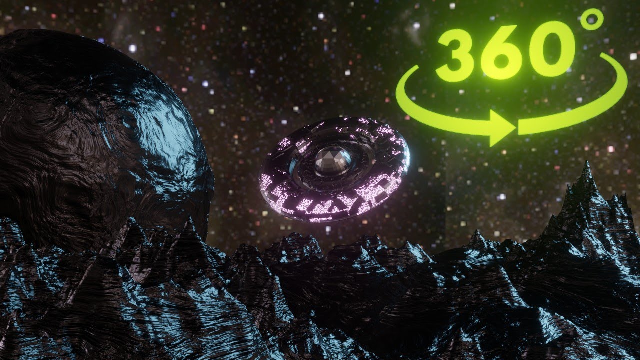 360 Video Space Sci-fi VR 4K 3D #360 #4K