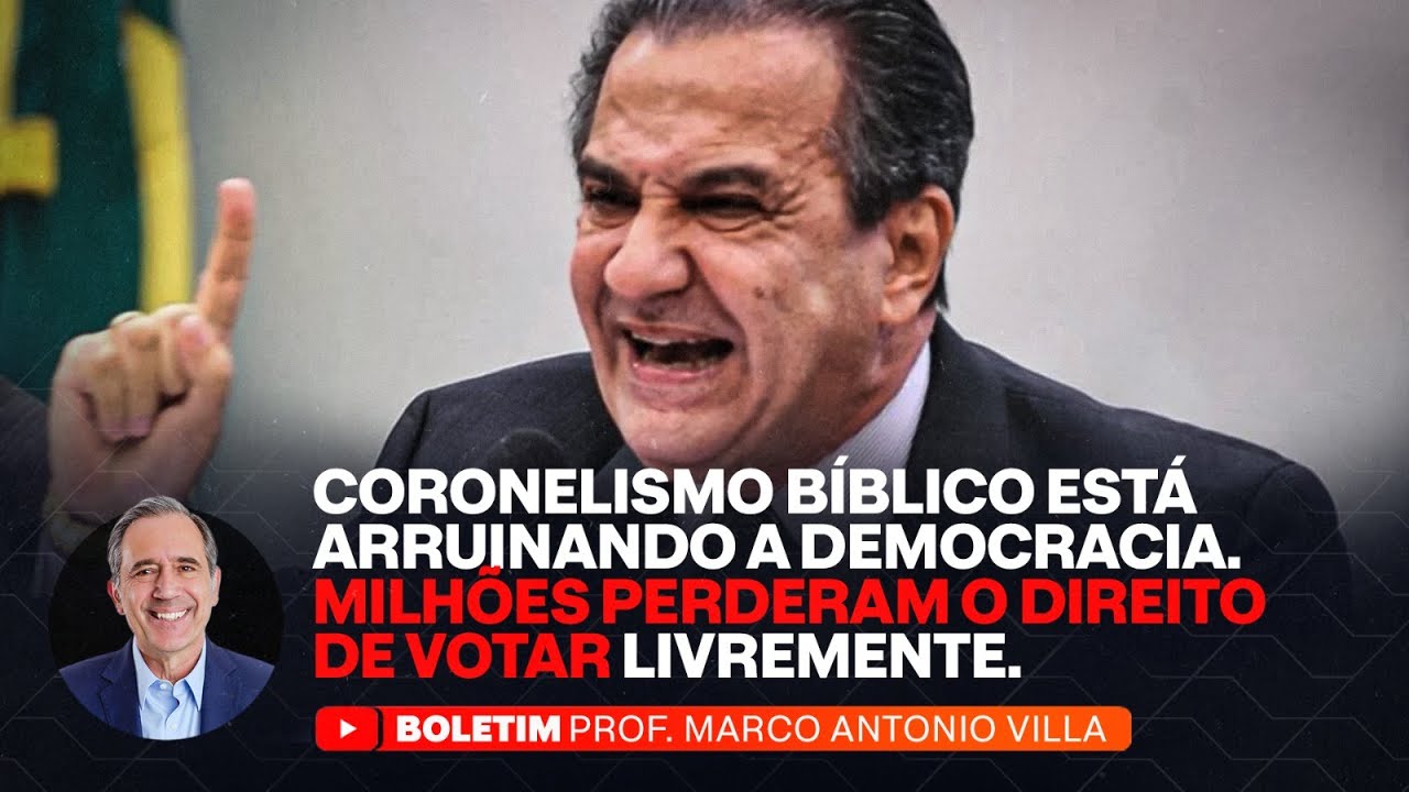 Coronelismo bíblico está arruinando a democracia. Milhões Perderam o direito de votar livremente.