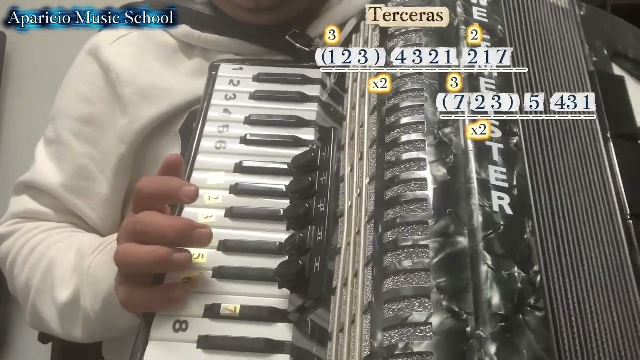 Tutorial #13. AT. “Las Tres Tumbas” en Sol/G Acordeon de Teclas.  