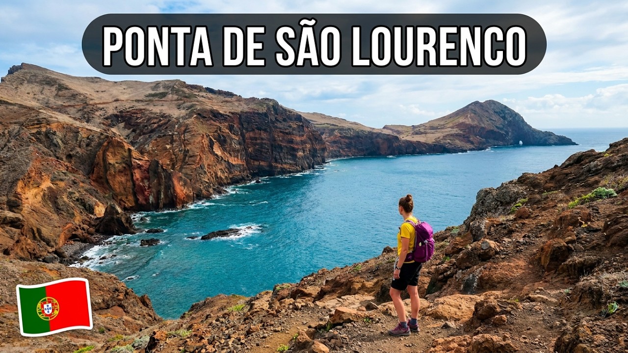 Hiking Vereda da ponta de São Lourenco (PR8) - Natural Bridge - Madeira