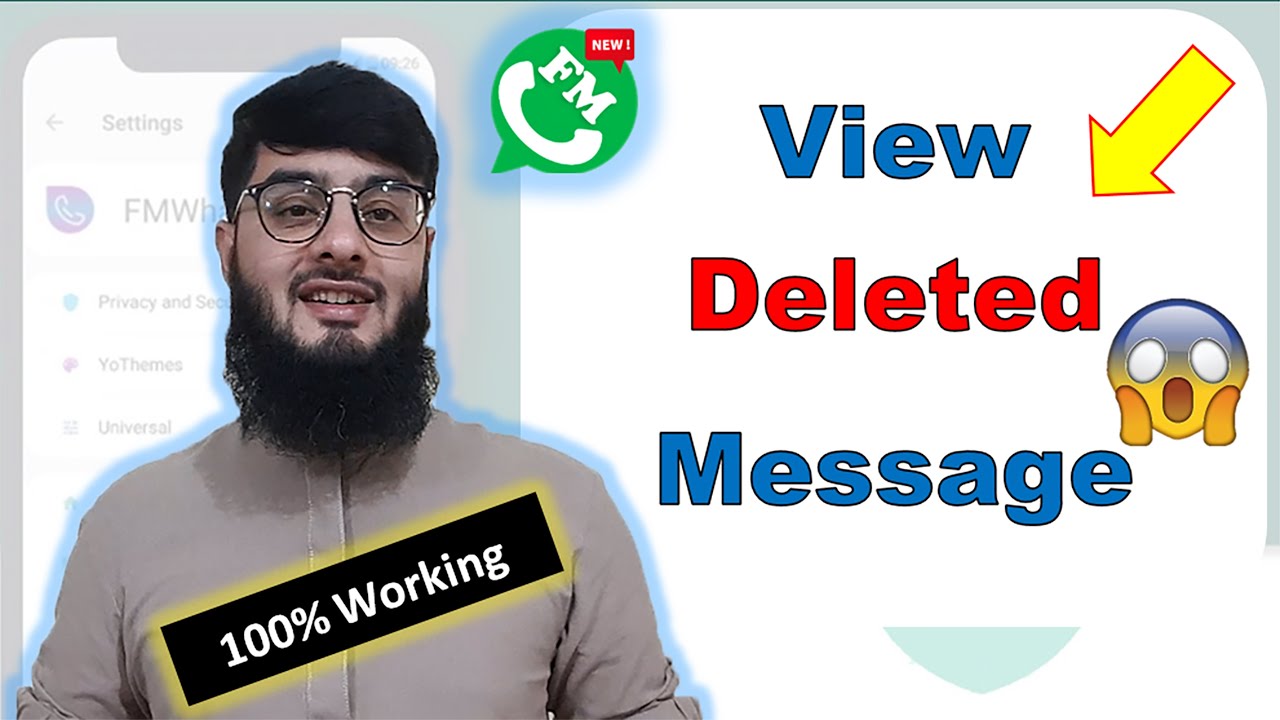 See Deleted Message in FM Whatsapp | Anti Delete Message FmWhatsapp