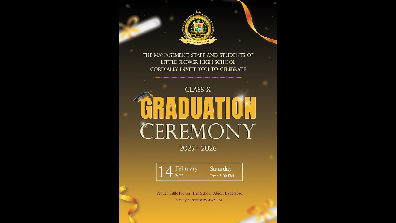 Graduation Ceremony for Class - X (Dt: 14/02/2026)
