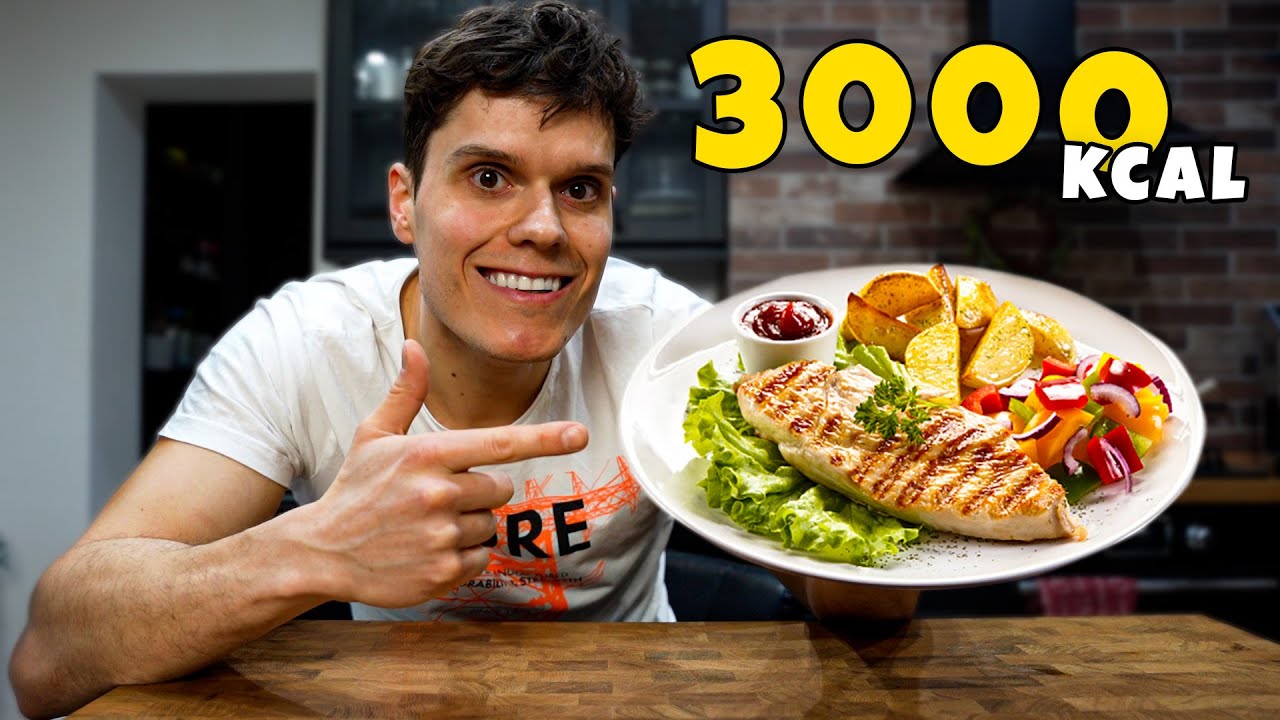 CAŁY DZIEŃ JEDZENIA - 5 Posiłk&oacute;w (3000 kcal)